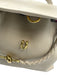 Bottega Veneta Beige Leather Gold Tone Hardware Flap Braided Detail Shoulder Bag Beige / Medium