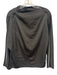 Karolina Zmarlak Size XS Black Polyester Long Sleeve Ruched Detail Top Black / XS