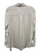 Vince Size XS White & Black Silk Blend Striped Long Sleeve Button Up Shirt Top White & Black / XS