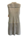 Karolina Zmarlak Size S Cream Lamb Shearling Sleeveless Reversible Vest Cream / S