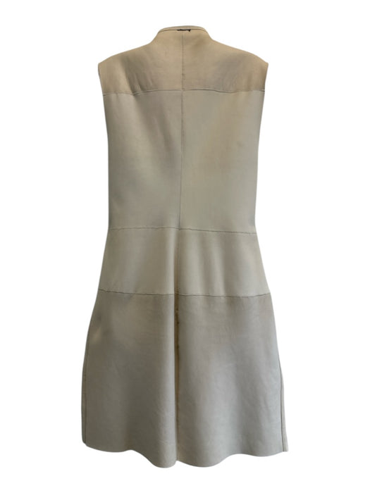 Karolina Zmarlak Size S Cream Lamb Shearling Sleeveless Reversible Vest Cream / S