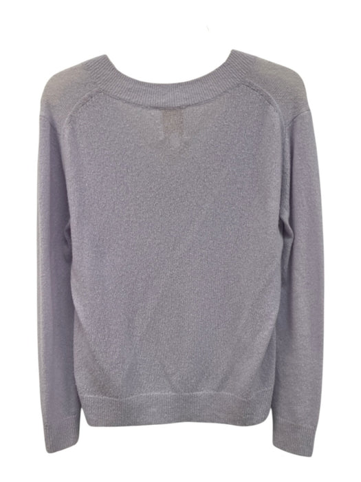 TWP Size XS Light Purple Cashmere & Nylon Long Sleeve V Neck Textured Sweater Light Purple / XS
