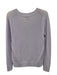 TWP Size XS Light Purple Cashmere & Nylon Long Sleeve V Neck Textured Sweater Light Purple / XS