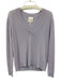 TWP Size XS Light Purple Cashmere & Nylon Long Sleeve V Neck Textured Sweater Light Purple / XS