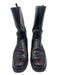 Prada Shoe Size 6.5 AS IS Brown Leather Solid Men's Boots 6.5