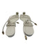 Bottega Veneta Shoe Size 41.5 White & Gold Leather Braided Apple Flat Sandals White & Gold / 41.5