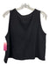 Honest Cotton Size One Size Black Cotton Gauze Sleeveless Top Black / One Size