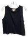 Honest Cotton Size One Size Black Cotton Gauze Sleeveless Top Black / One Size