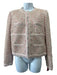 Giambattista Valli Size 44/M Pink, Taupe, White cotton & polyamide Tweed Jacket Pink, Taupe, White / 44/M