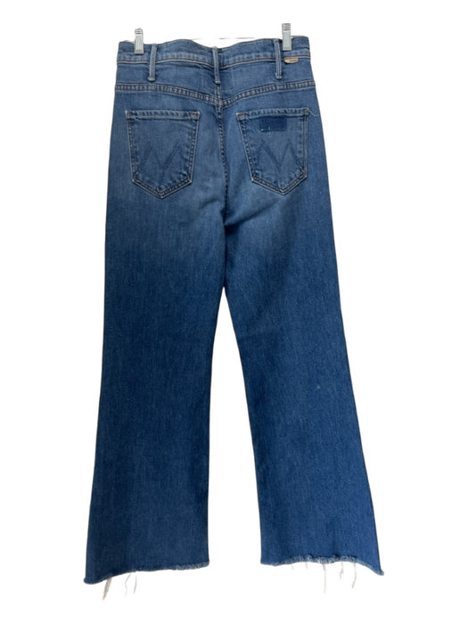 Mother Superior Size 29 Medium Wash Cotton Denim High Rise zip fly Frayed Jeans Medium Wash / 29