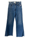 Mother Superior Size 29 Medium Wash Cotton Denim High Rise zip fly Frayed Jeans Medium Wash / 29