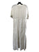 Loveshackfancy Size L White Cotton Button Front Pleated Lace Detail Midi Dress White / L