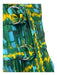 Altuzarra Size 42/L Green, Yellow, Blue Polyester Pleated Tie Dye Dress Green, Yellow, Blue / 42/L