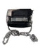 Jimmy Choo Black & Silver Leather Calf Hair Chain Strap Flap Bag Black & Silver / Mini