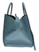 Celine Blue Leather Rolled Handles Bag Blue / M