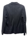 ME + EM Size 12 Black wool & acrylic blend Single Breasted Flap Pockets Jacket Black / 12