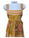 Zimmermann Size 3 marigold yellow & orange Cotton Gathered Empire Waist Dress marigold yellow & orange / 3