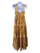 Zimmermann Size 3 marigold yellow & orange Cotton Gathered Empire Waist Dress marigold yellow & orange / 3