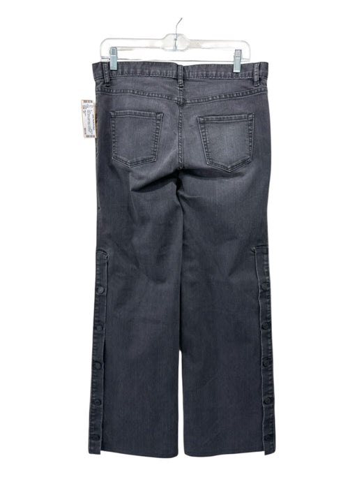 Nili Lotan Size 27 Gray Wash Cotton Blend Fading Low Rise Zip & Button Jeans Gray Wash / 27