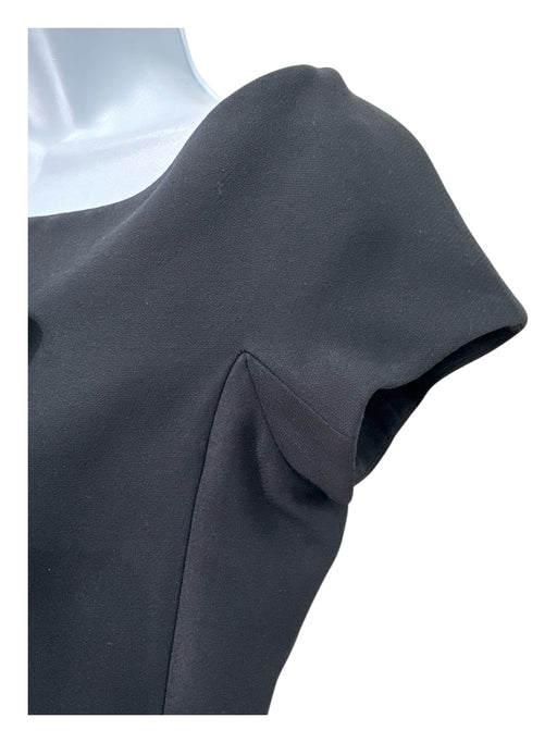 Christian Dior Size 6 Black Wool & Silk Cap Sleeve Off the Shoulder Jacket Black / 6