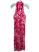 Poupette St. Barth Size M Hot Pink, Pink & White Cotton Sleeveless Floral Dress Hot Pink, Pink & White / M