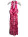 Poupette St. Barth Size M Hot Pink, Pink & White Cotton Sleeveless Floral Dress Hot Pink, Pink & White / M