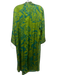 Poupette St. Barth Size One Size Green Viscose Floral Kimono Robe Green / One Size