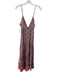 Veronica Beard Size M Orange, Blue, Cream Viscose Blend Knot Front Paisley Dress Orange, Blue, Cream / M