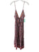 Veronica Beard Size M Orange, Blue, Cream Viscose Blend Knot Front Paisley Dress Orange, Blue, Cream / M