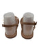 Christian Dior Shoe Size 41 Beige Pink Lambskin Leather Knotted Strappy Sandals Beige Pink / 41