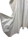 Balenciaga Size 36 White Cotton Long Sleeve Button Up & Collar Side Slits Dress White / 36