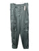 Dries Van Noten Size 38 Sage green Polyester Satin Cargo Pleated Waist Pants Sage green / 38