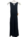 XiRENA Size M Black Cotton Ribbed Racerback Slit Pocket Maxi Dress Black / M
