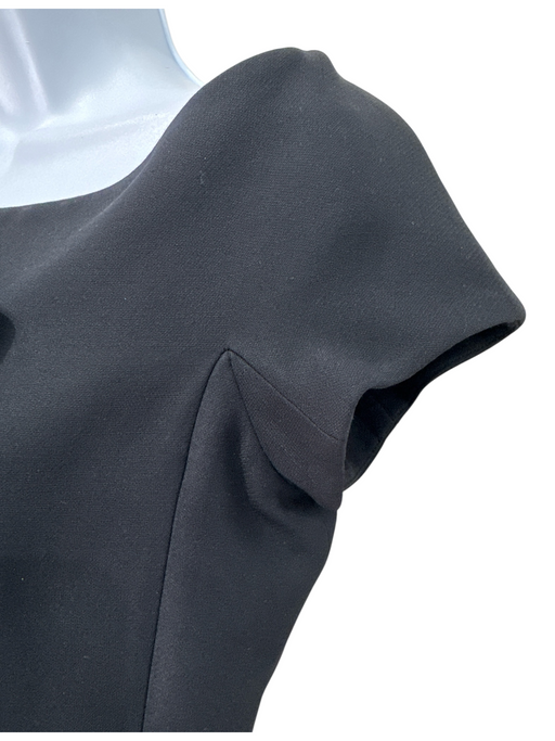 Christian Dior Size 6 Black Wool & Silk Cap Sleeve Off the Shoulder Jacket Black / 6