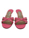 Manolo Blahnik Shoe Size 41.5 Bubblegum Pink Patent Leather Kitten Heel Mules Bubblegum Pink / 41.5