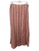 Vanessa Bruno Size 40 Pink, White & Brown Cotton & Viscose Side Zip Tie Skirt Pink, White & Brown / 40