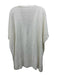 R13 Size Large White Linen Knit Short Sleeve Button Up Boxy Sweater White / Large