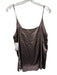 L'agence Size M Mocha Silk Spaghetti Strap V Neck Cami Top Mocha / M