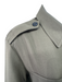 Victoria Beckham Size 8 Olive Green Wool Utility Shoulder Shirt dress Dress Olive Green / 8