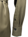 Victoria Beckham Size 8 Olive Green Wool Utility Shoulder Shirt dress Dress Olive Green / 8