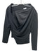 A.L.C. Size 8 Black Polyester Blend Side Gather Button & Hook Blazer Jacket Black / 8