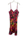 Farm Rio Size XL Pink, Green, Orange Cotton Sleeveless Animals & Plants Dress Pink, Green, Orange / XL