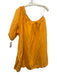 By Anthropologie Size XL Light Orange Linen Blend One Shoulder Mini Dress Light Orange / XL