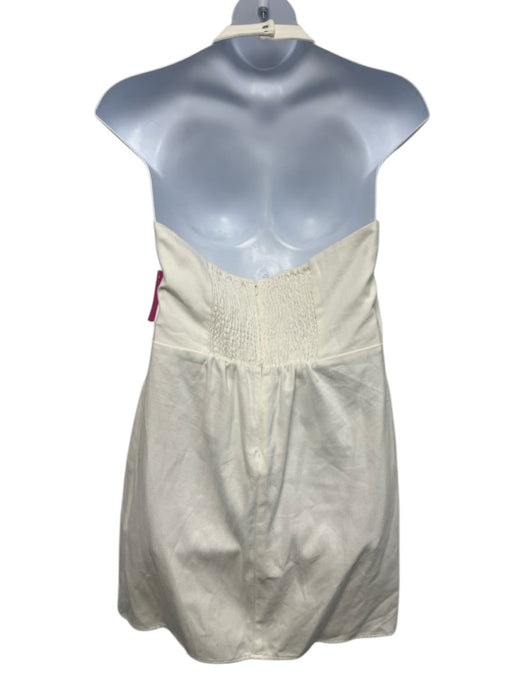 Mare Mare x Anthropologie Size XL White Cotton Sleeveless Smocked Back Dress White / XL