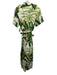 Farm Rio Size XL Green, Yellow, White Linen Short Sleeve Floral Jumpsuit Green, Yellow, White / XL