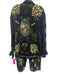 Farm Rio Size Large Purple, Blue, Green Viscose Long Sleeve Floral Pant Set Purple, Blue, Green / Large