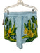 Farm Rio Size XL Blue, Green, Yellow Viscose Blend Long Sleeve Bananas Short Set Blue, Green, Yellow / XL