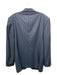Canali Blue Wool Blend Striped 2 Button Men's Blazer 52