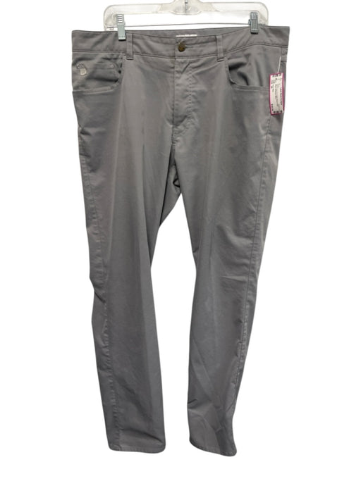 Peter Millar AS IS Size 36 Gray Cotton Blend Solid Khaki Men's Pants Gray / 36