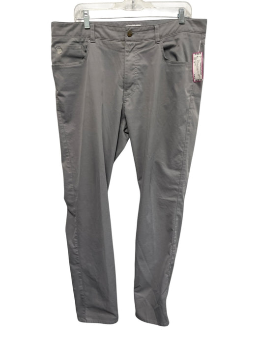Peter Millar AS IS Size 36 Gray Cotton Blend Solid Khaki Men's Pants Gray / 36